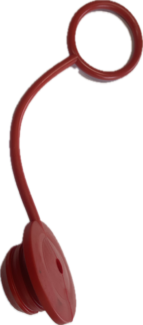Numatic 32 Mm Hose Cap Red (With 8 Mm Hole)