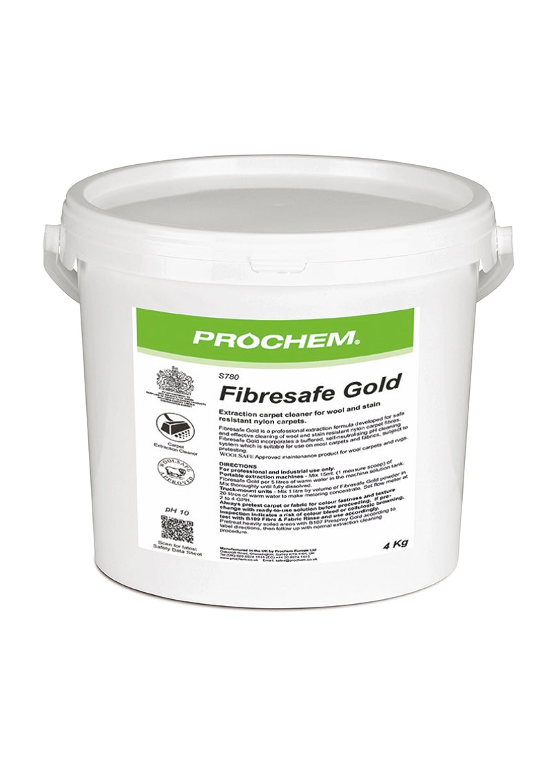 Prochem Fibresafe Gold - Safe Powdered Extraction Detergent For Wool