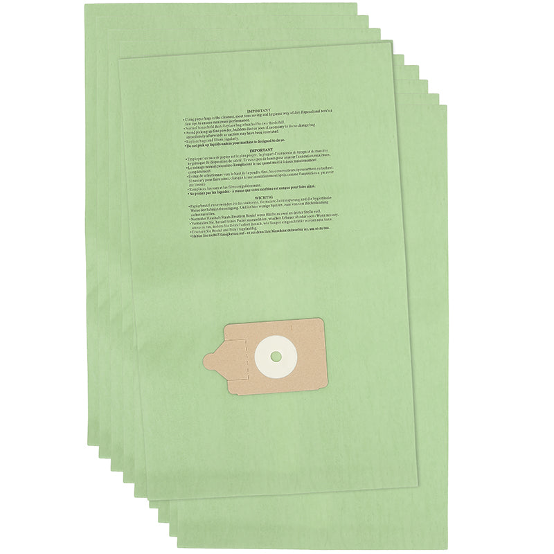 Qualtex - SDB250 - PAPER BAGS NUMATIC NVM3B EQUIVALENT X 10