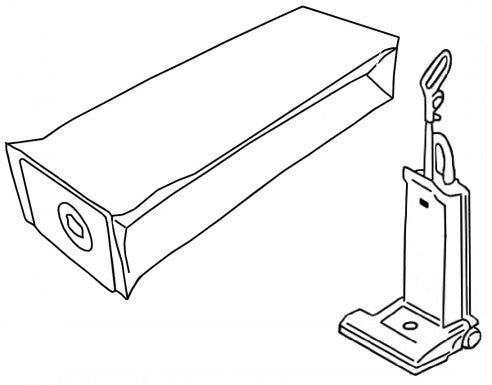 Qualtex - SDB374 - PAPER BAGS NILFISK VU500/ GU355/ GU455 UPRIGHT X 10
