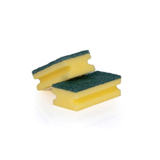 Robert Scott Green Finger Gripped Sponge Scourer (10)
