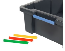 Numatic Red Clip On Colour Indicator Strips For Half And Deep Storage Box (Per 10)