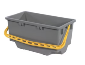 Numatic 18 Litre Mop Bucket. Grey. Yellow Handle