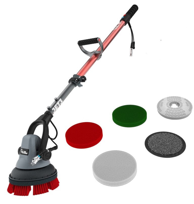 Motorscrubber - JET3 - NO BACK PACK - includes lance, brush, micropad, 3 pads & holder (no charger)