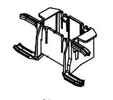 Numatic - 911267 - NUC HOSE END MOUNT MOULDING (BLACK)