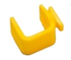 Numatic Versaclean Tray Fix Wet Floor Sign Hook (X10),Yellow