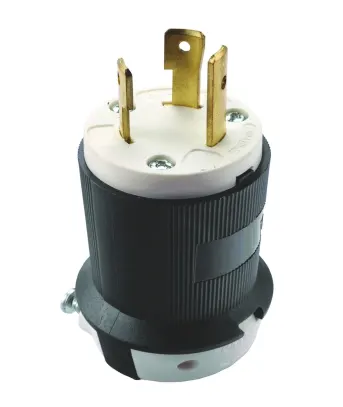 Hubbell - 817-9378 - USA Mains Plug Black 20A Cable Nylon 125V
