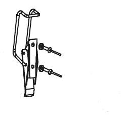 Viper LSU tank latch catch - Fits 55 and 75 litre tubs
