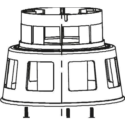 Nilfisk / Viper Float Cup Holder Assembly