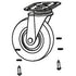 Viper fixed squeegee chassis front 3.5" wheel castor assembly