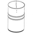 Viper LSU155 and LSU255 Metal Tank Complete - Including label