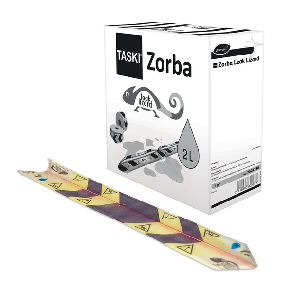 Taski - 7524780 - Zorba Leak Lizard Strip 45M (Case 75 x 60cm strips) - Each strip absorbs 2L