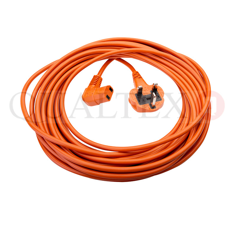 Qualtex - FLX118 - 2C 1.00M 12.M ORANGE RIGHT ANGLE CABLE PACK