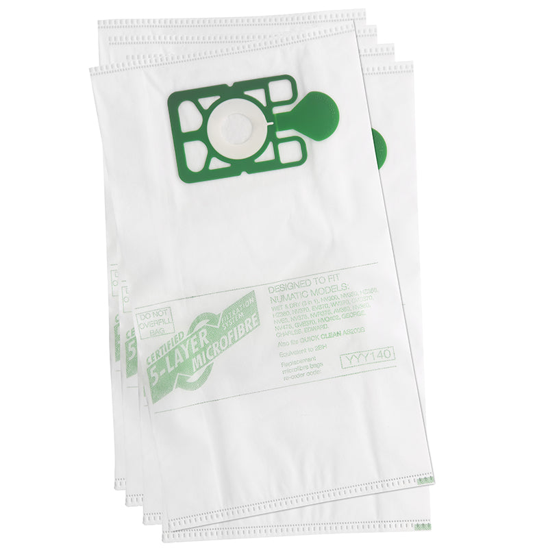 Qualtex - YYY140 - MICROFIBRE DUST BAGS NUMATIC 2BH X 10