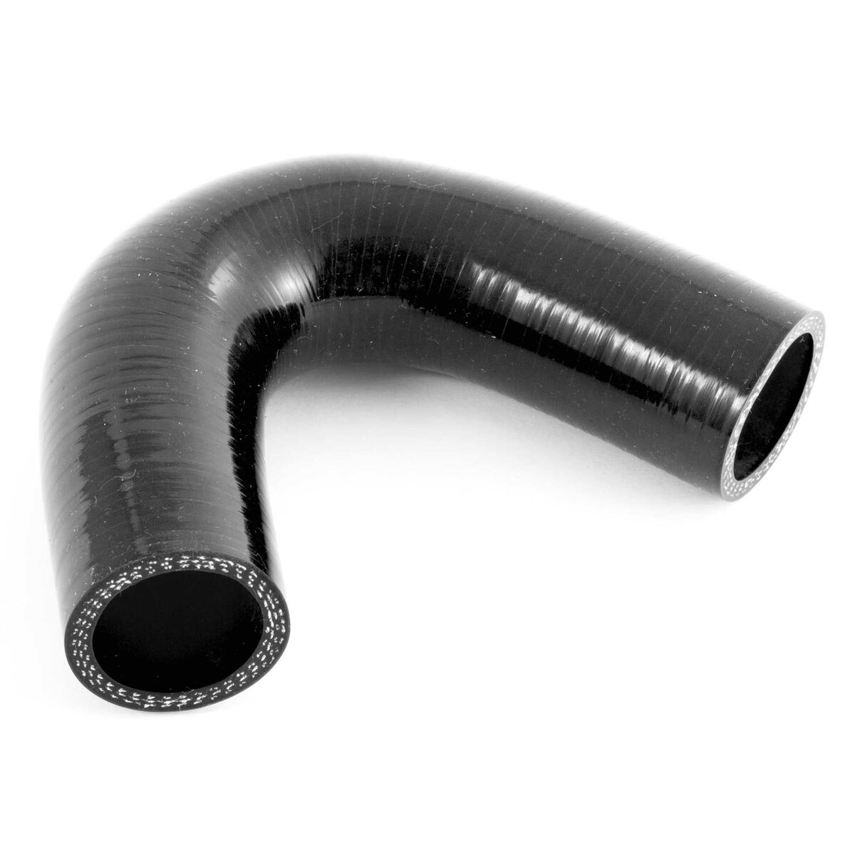 Glen - SIL/38 - BLACK 38MM SILICON BEND 135 DEGREE