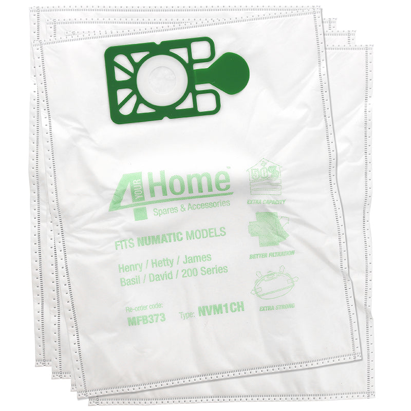 Qualtex - SDB373P - MICROFIBRE BAGS NUMATIC 160/180/200/240 series x 10