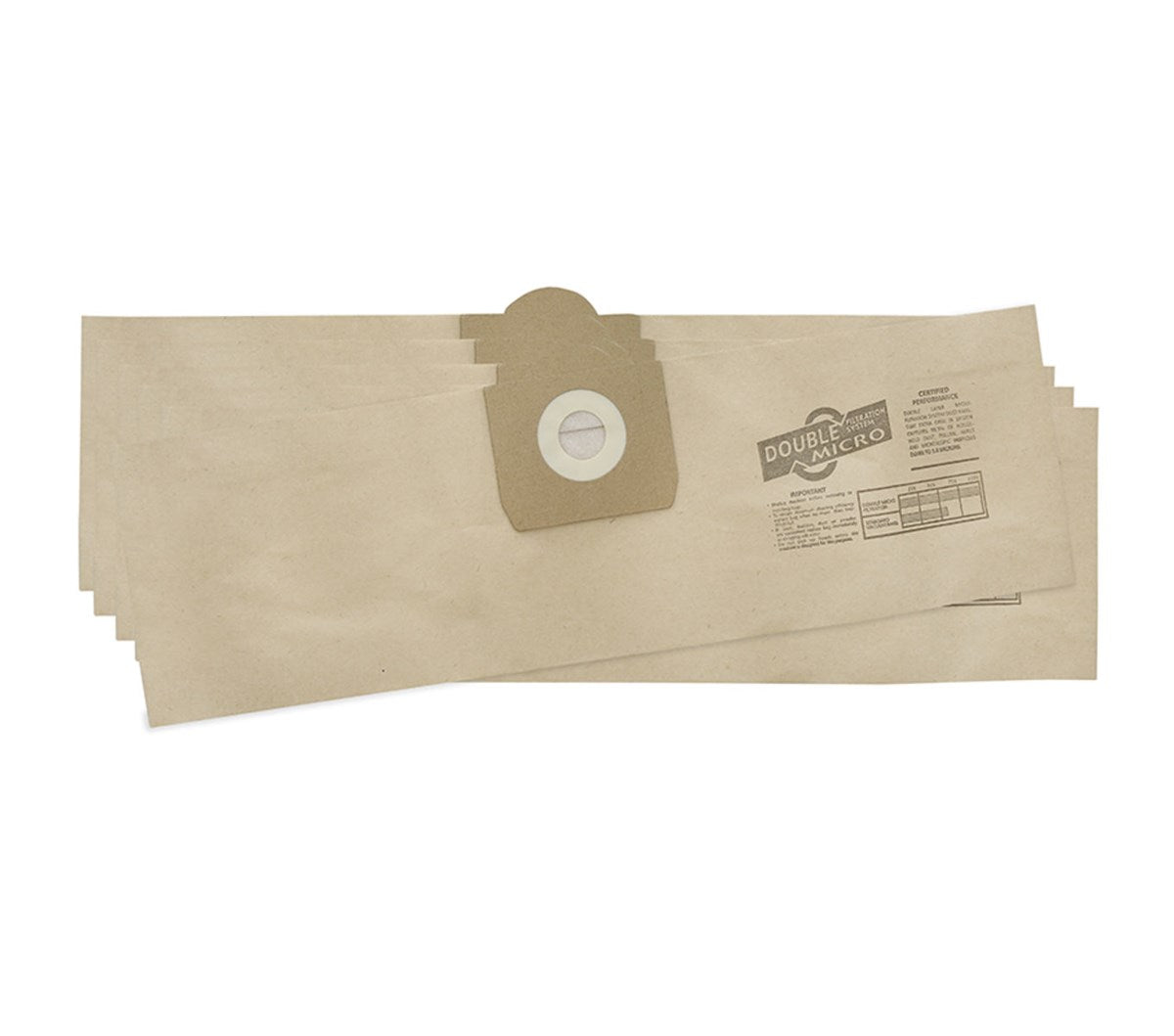 Qualtex - SDB65 - PAPER BAGS - wrap around -  pk 5 - Ø65mm