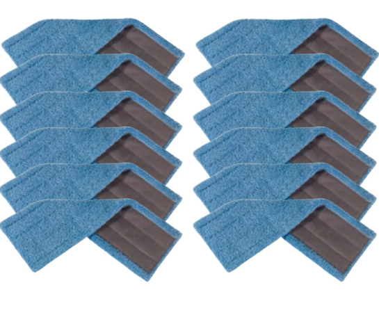Numatic Slalom 40 Cm Bluetec Microfibre Velcro Mop(12 Pack)