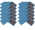 Numatic Slalom 40 Cm Bluetec Microfibre Velcro Mop(12 Pack)