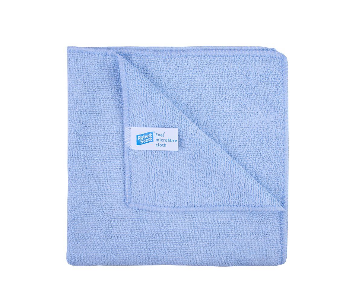 Robert Scott 40x40cm Exel Supercloth Blue Pack of 10 Cloths