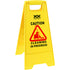 Economy Plastic Safety Signs - Cleaning In Progress -  Safety Sign - Robert Scott