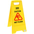 Economy Plastic Safety Signs Pack Of 10 - Caution Wet Floor -  Safety Sign - Robert Scott