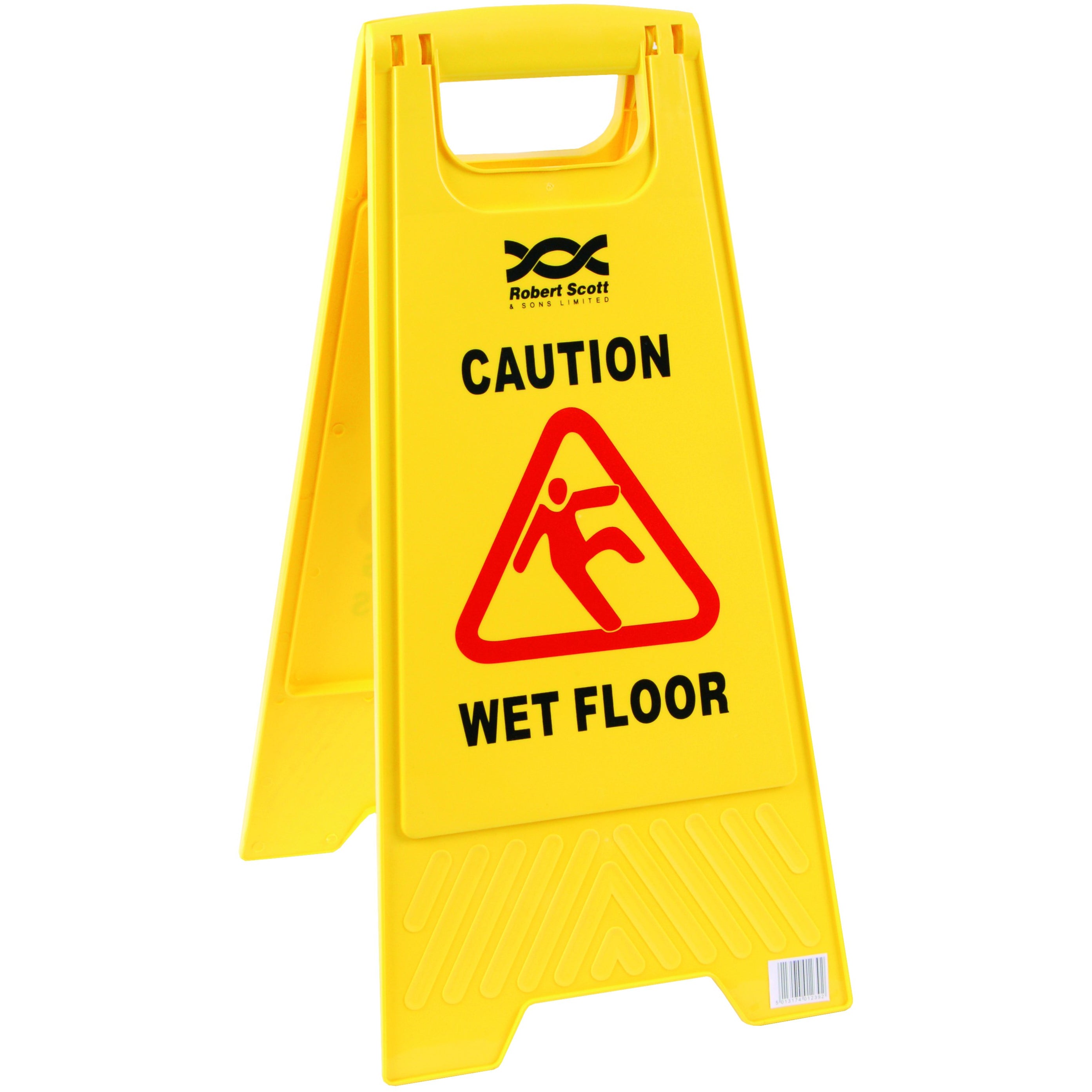 Economy Plastic Safety Signs - Caution Wet Floor -  Safety Sign - Robert Scott