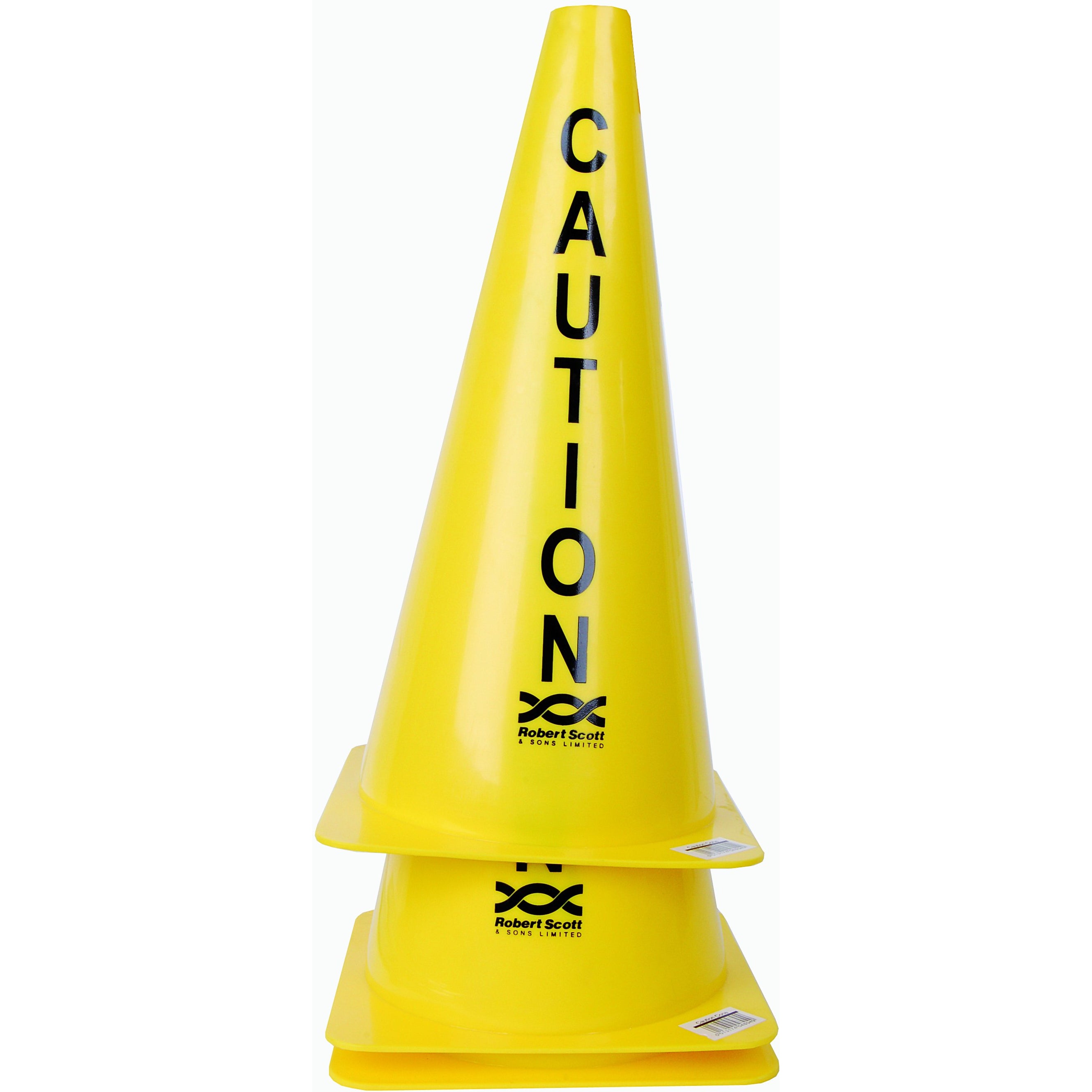 Stackable Caution Cone - Pack of 10 cones -  Safety Sign - Robert Scott