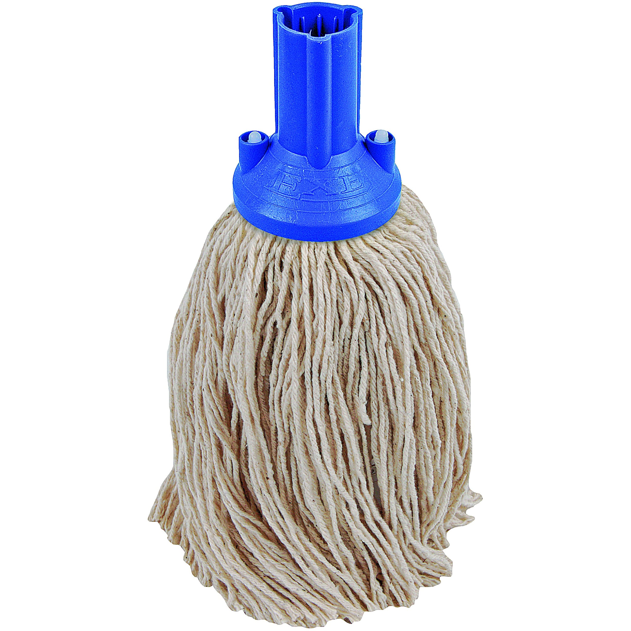 Twine Yarn Socket Mop 150G Excel Fitting - Case of 60 - Blue Colour Coding -  Mop - Robert Scott