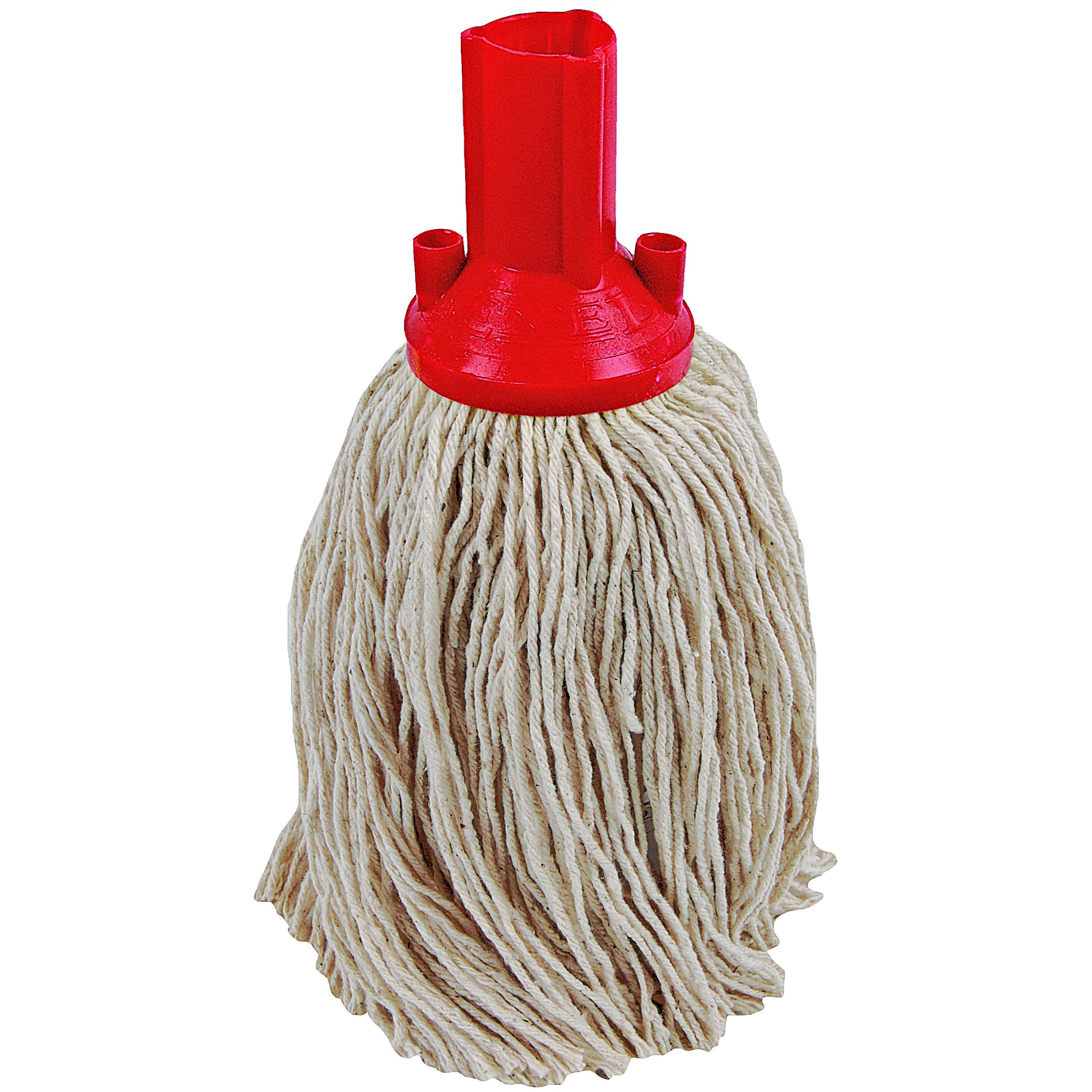 Twine Yarn Socket Mop 150G Excel Fitting - Case of 60 - Red Colour Coding -  Mop - Robert Scott