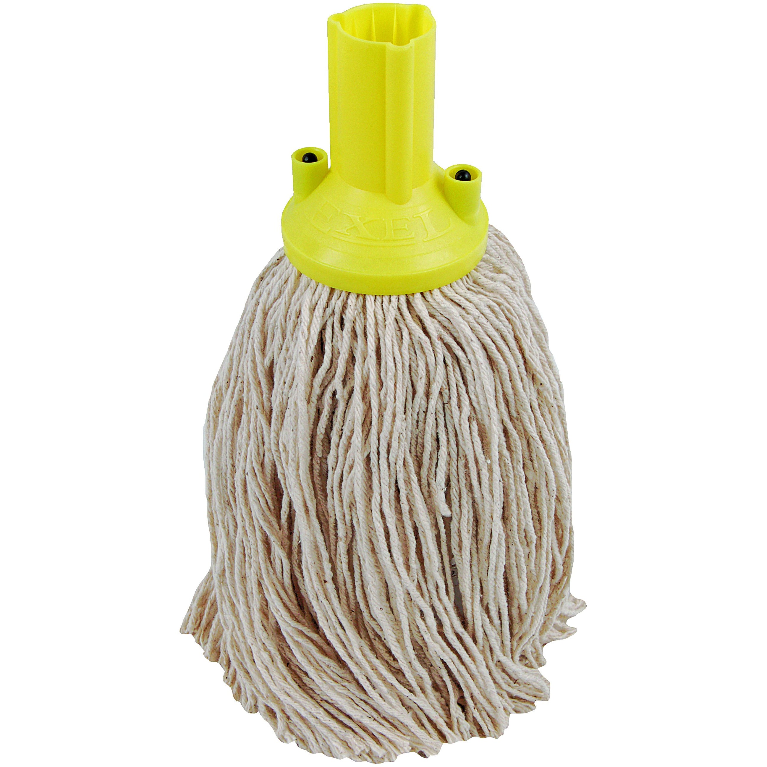 Twine Yarn Socket Mop 150G Excel Fitting - Case of 60 - Yellow Colour Coding -  Mop - Robert Scott