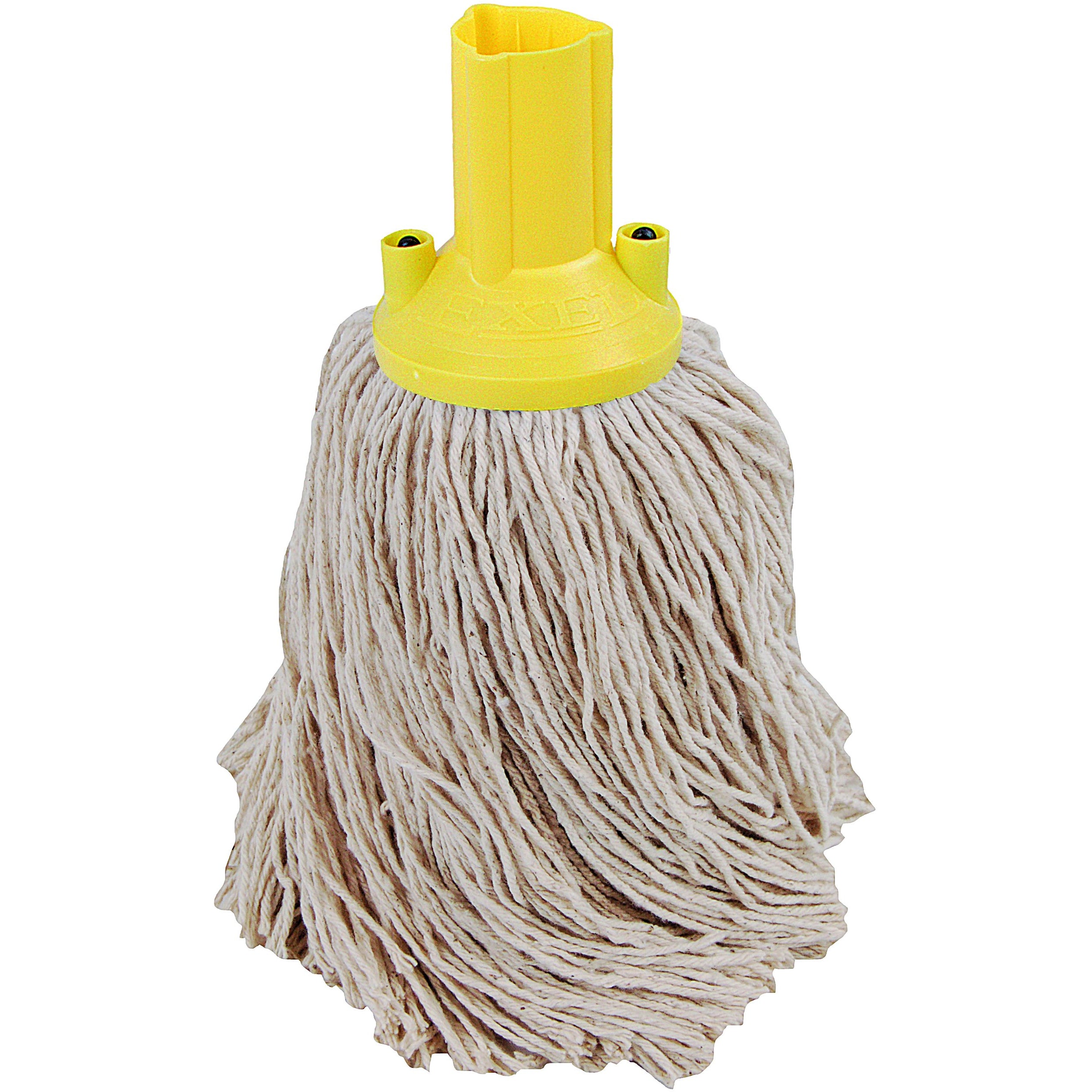 Twine Yarn Socket Mop 200G Excel Fitting - Case of 60 - Yellow Colour Coding -  Mop - Robert Scott