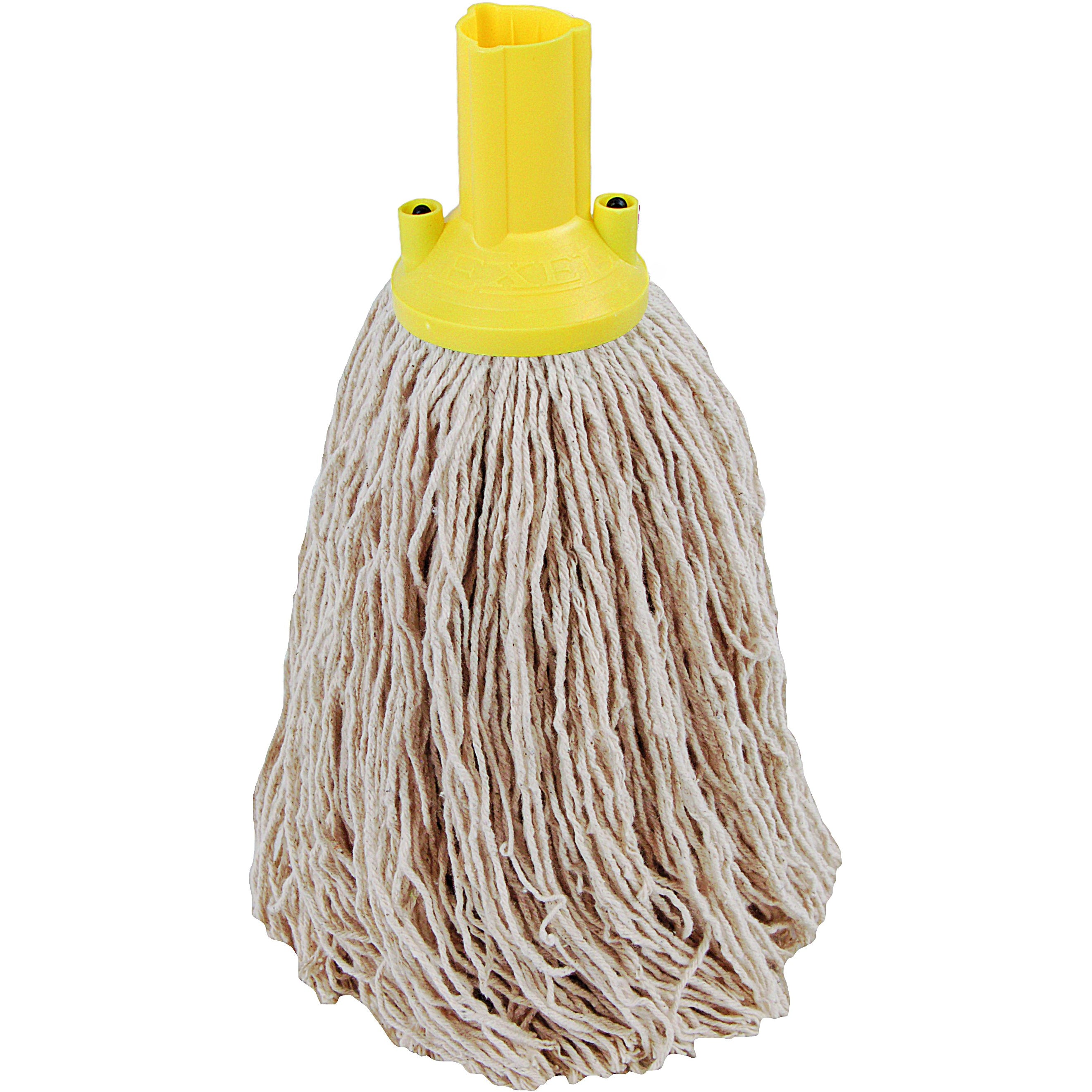 Twine Yarn Socket Mop 250G Excel Fitting - Case of 50 - Yellow Colour Coding -  Mop - Robert Scott