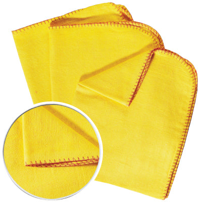 Standard Yellow Duster 43cm x 33cm - 50 Packs Of 10 - 500 Dusters -  Duster - Robert Scott