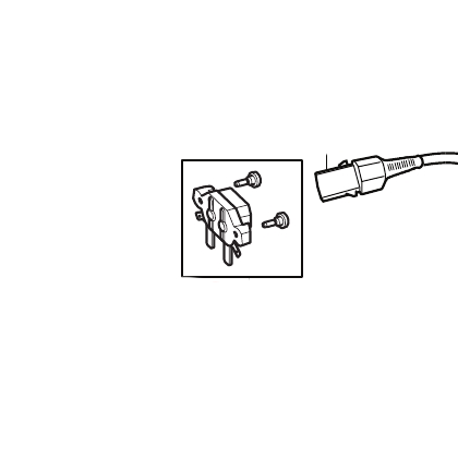 Nilfisk VP300 and Saltix 10 Inlet for plug in cable -  Vacuum Cleaner Misc - Nilfisk Alto