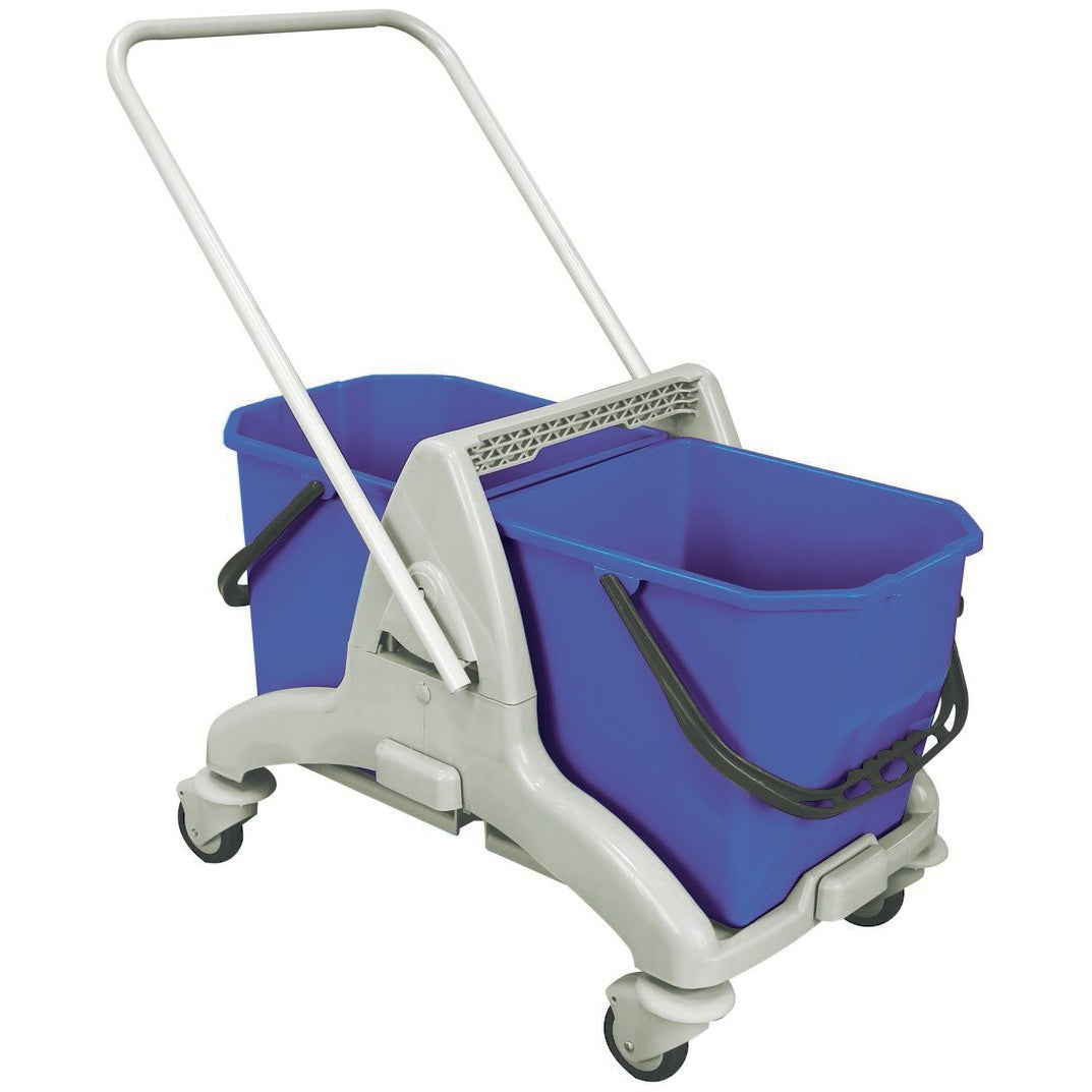 Double Bucket Mopping Trolley -  Janitorial Products - Candor Services