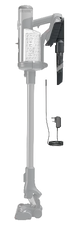 Numatic Quick NQ100 Commercial Battery Stick Vac - Supplied With 2 Batteries