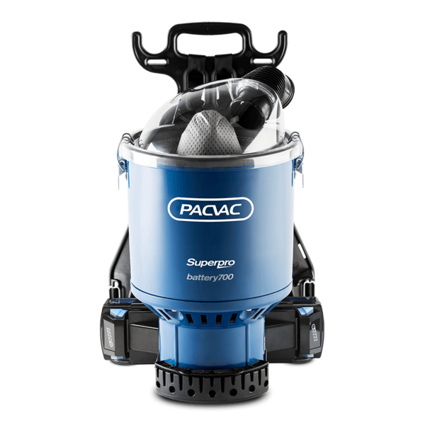 Pacvac Superpro Battery Advanced Back Pack - 700BA -  Back Pack Vacuum Cleaner - Pacvac