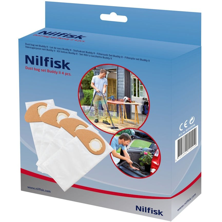 Nilfisk Buddy II Genuine Dustbags -  Dustbags - Nilfisk Alto