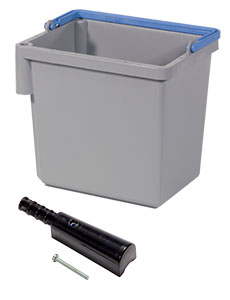 Numatic 5 Litre Swing Bucket Kit. Grey. Blue Handle