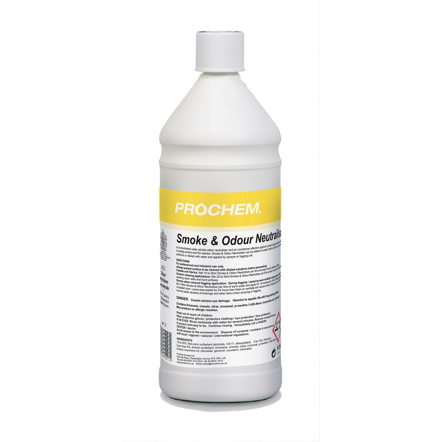 Prochem Smoke and Odour Neutraliser -  Chemical - Prochem