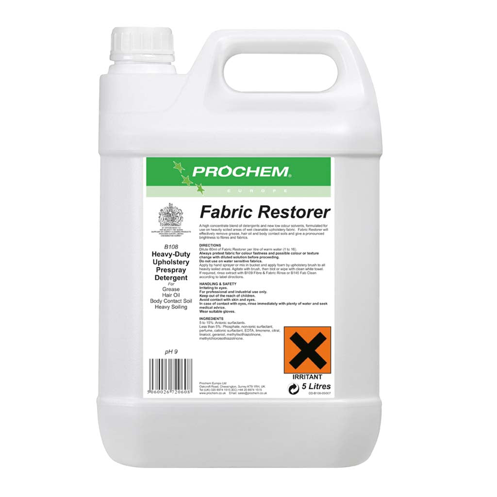 Prochem Fabic Restorer - Premium Upholstery Pre-Spray -  Chemical - Prochem