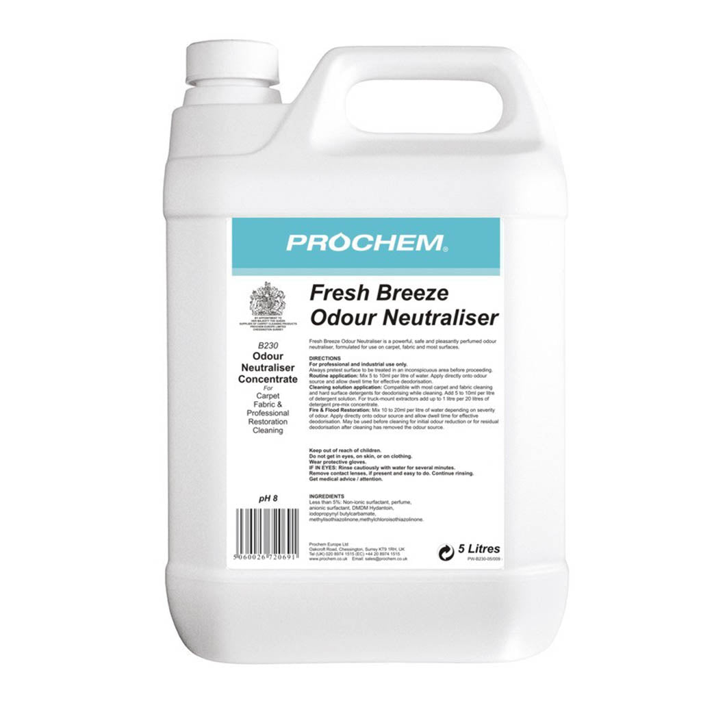 Prochem Fresh Breeze Odour Neutraliser 5 Litre -  Chemical - Prochem