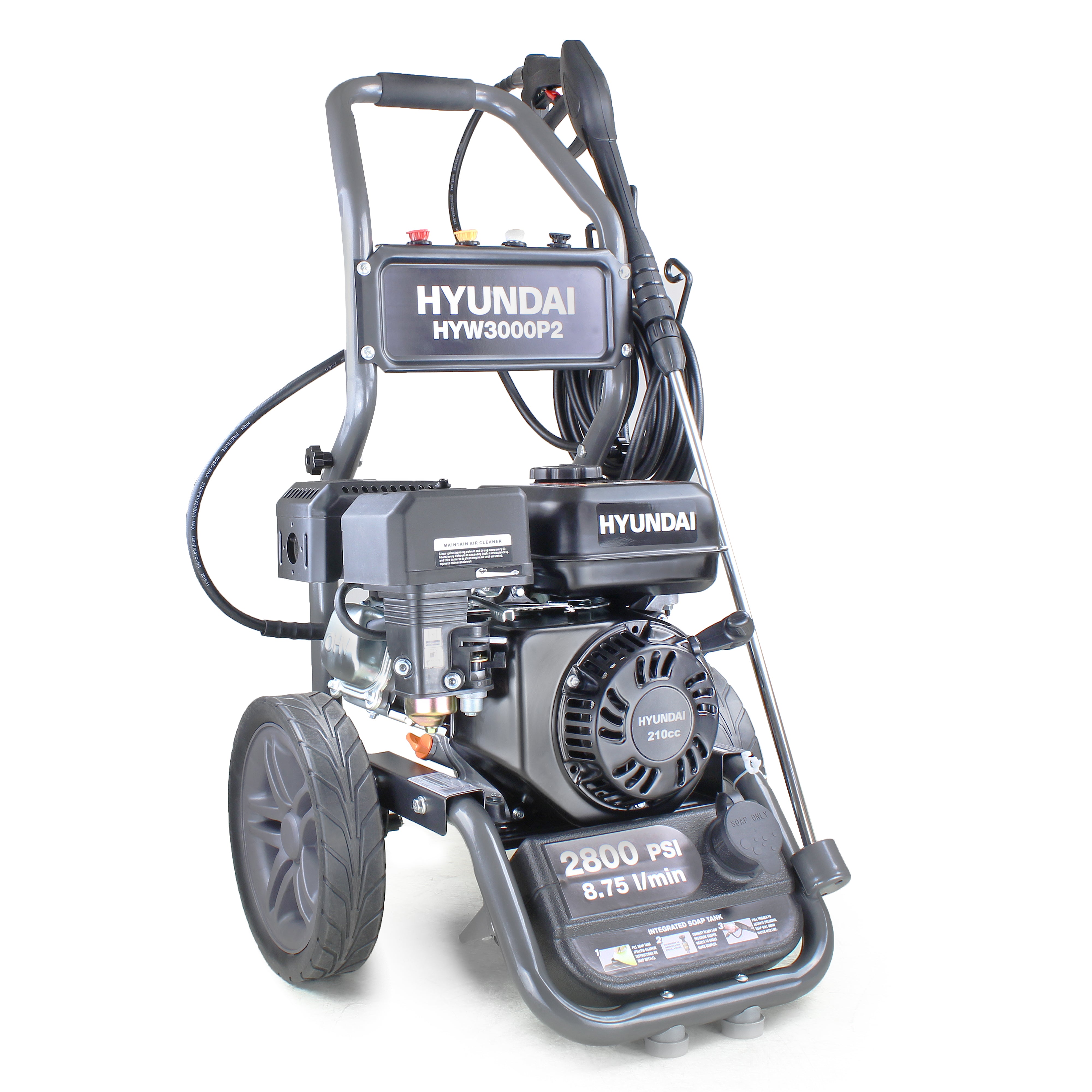 Hyundai 2800psi 210cc Pressure Washer HYW3000P2