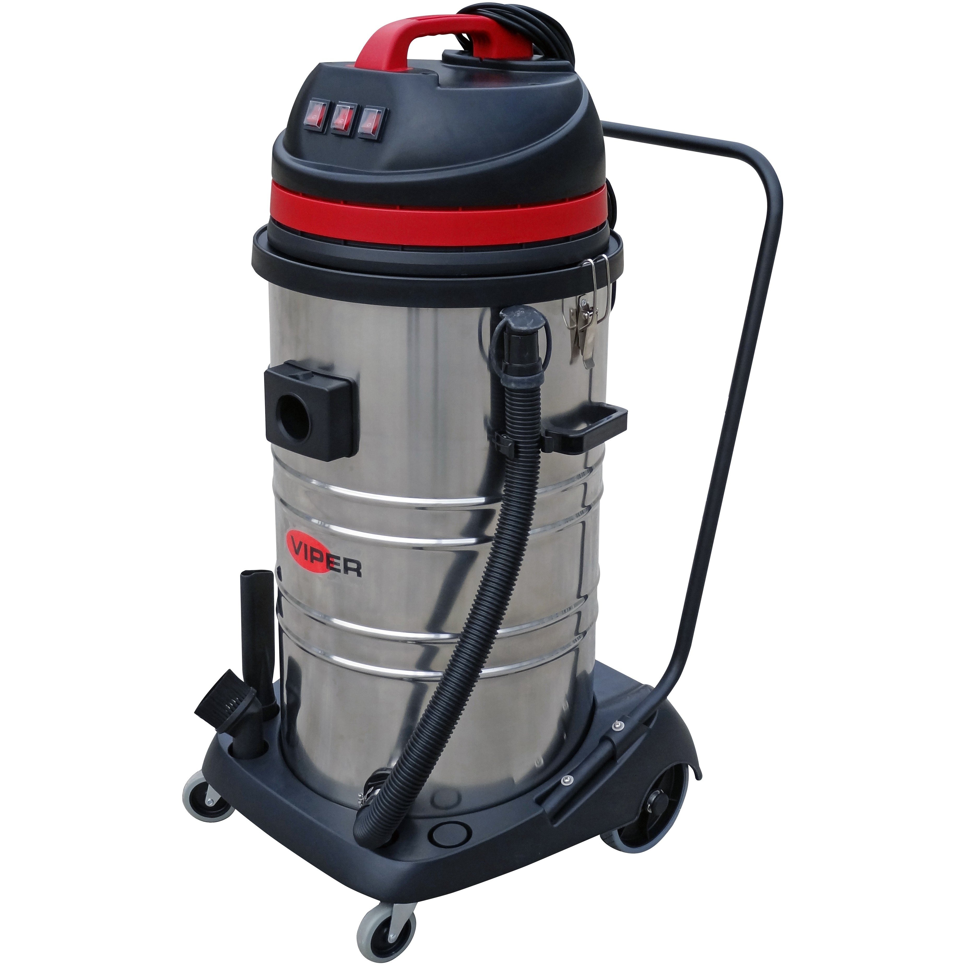 Viper LSU395 Triple Motor 95ltr Commercial Wet and Dry Vacuum -  Wet And Dry Vacuum Cleaner - Viper