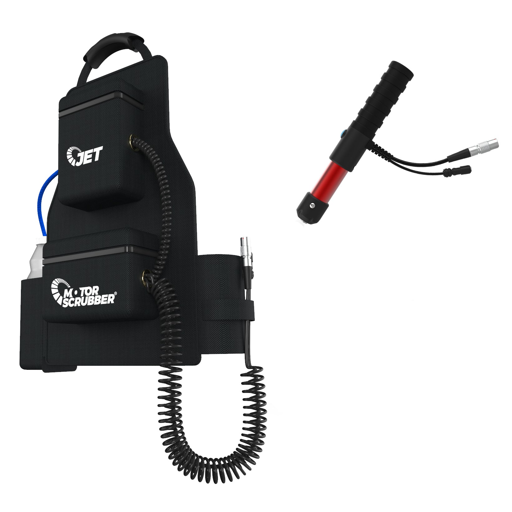 MotorScrubber STORM - Battery powered sprayer - Backpack battery technology with ultra lightweight lance sprayer