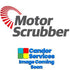 MotorScrubber Upper handle bracket vertical shaft