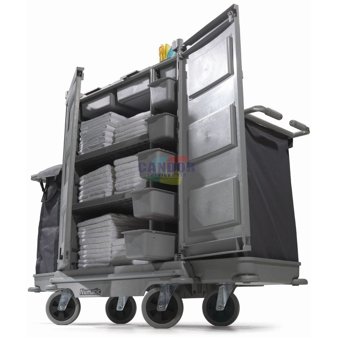 Numatic VersaCare NuKeeper NKT22/HF Large Service Trolley -  Mopping Systems and Trolleys - Numatic