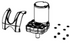 Numatic 244NX Brush Motor Kit