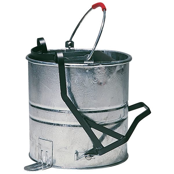 Galvanised Bucket- Roller Operated -  Janitorial Products - Candor Services